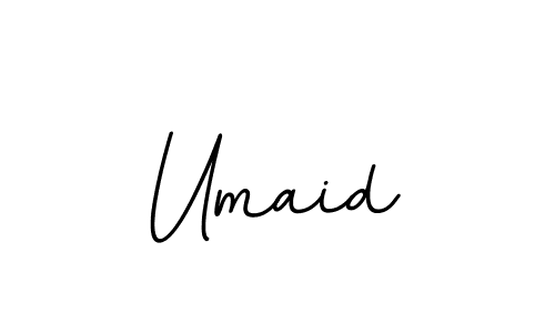 You should practise on your own different ways (BallpointsItalic-DORy9) to write your name (Umaid) in signature. don't let someone else do it for you. Umaid signature style 11 images and pictures png