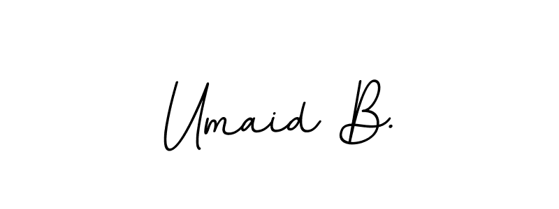 Also we have Umaid B. name is the best signature style. Create professional handwritten signature collection using BallpointsItalic-DORy9 autograph style. Umaid B. signature style 11 images and pictures png