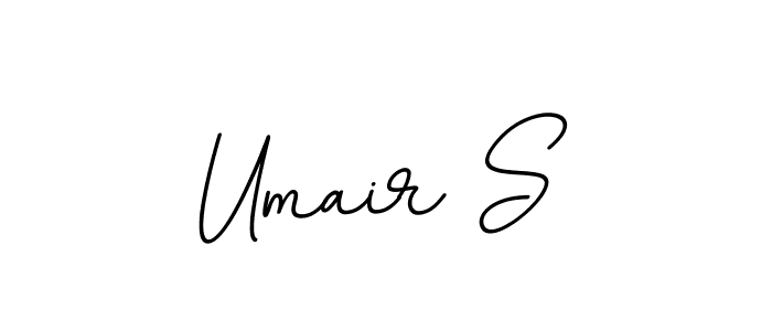 Make a beautiful signature design for name Umair S. With this signature (BallpointsItalic-DORy9) style, you can create a handwritten signature for free. Umair S signature style 11 images and pictures png