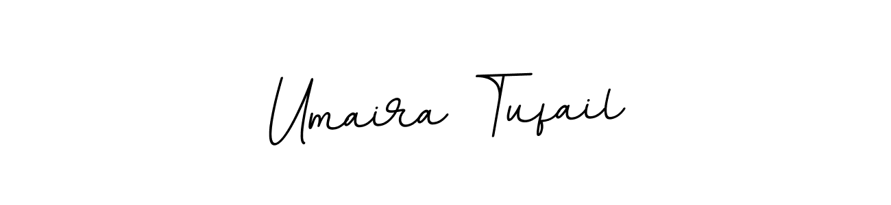 You should practise on your own different ways (BallpointsItalic-DORy9) to write your name (Umaira Tufail) in signature. don't let someone else do it for you. Umaira Tufail signature style 11 images and pictures png