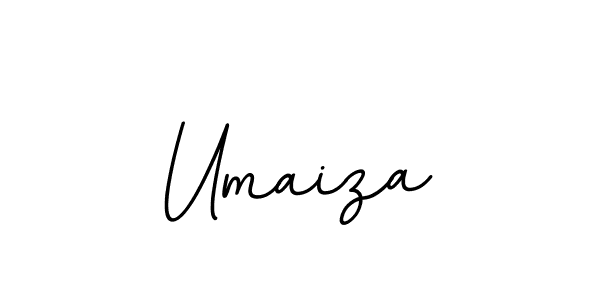 The best way (BallpointsItalic-DORy9) to make a short signature is to pick only two or three words in your name. The name Umaiza include a total of six letters. For converting this name. Umaiza signature style 11 images and pictures png