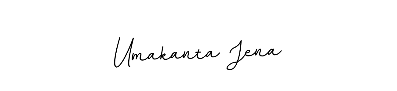 Create a beautiful signature design for name Umakanta Jena. With this signature (BallpointsItalic-DORy9) fonts, you can make a handwritten signature for free. Umakanta Jena signature style 11 images and pictures png