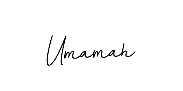 Create a beautiful signature design for name Umamah. With this signature (BallpointsItalic-DORy9) fonts, you can make a handwritten signature for free. Umamah signature style 11 images and pictures png