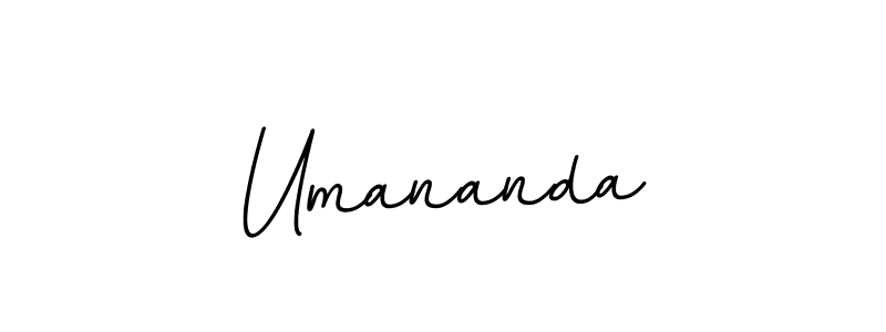 How to make Umananda signature? BallpointsItalic-DORy9 is a professional autograph style. Create handwritten signature for Umananda name. Umananda signature style 11 images and pictures png