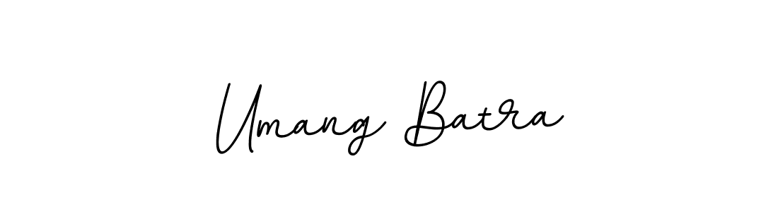 Create a beautiful signature design for name Umang Batra. With this signature (BallpointsItalic-DORy9) fonts, you can make a handwritten signature for free. Umang Batra signature style 11 images and pictures png