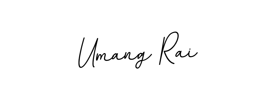 Create a beautiful signature design for name Umang Rai. With this signature (BallpointsItalic-DORy9) fonts, you can make a handwritten signature for free. Umang Rai signature style 11 images and pictures png