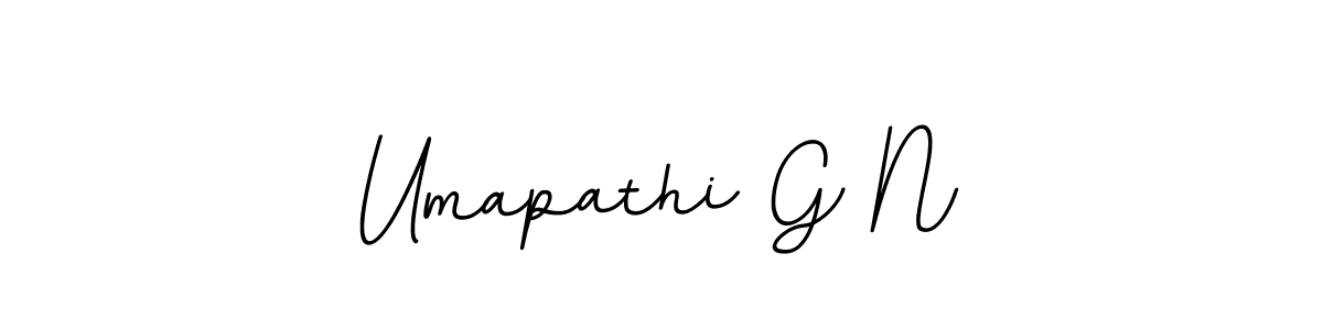 Make a beautiful signature design for name Umapathi G N. Use this online signature maker to create a handwritten signature for free. Umapathi G N signature style 11 images and pictures png