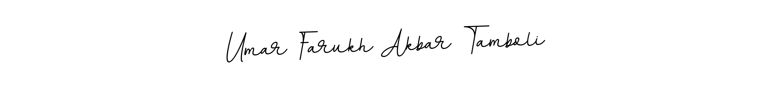 Use a signature maker to create a handwritten signature online. With this signature software, you can design (BallpointsItalic-DORy9) your own signature for name Umar Farukh Akbar Tamboli. Umar Farukh Akbar Tamboli signature style 11 images and pictures png