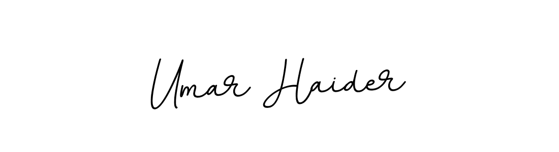 Umar Haider stylish signature style. Best Handwritten Sign (BallpointsItalic-DORy9) for my name. Handwritten Signature Collection Ideas for my name Umar Haider. Umar Haider signature style 11 images and pictures png