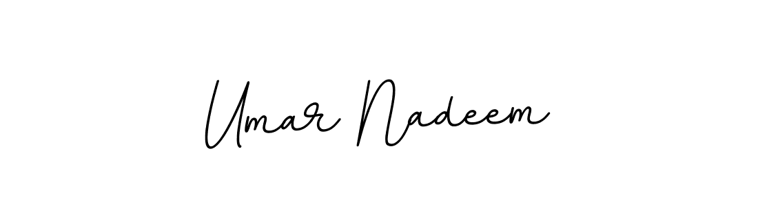 Umar Nadeem stylish signature style. Best Handwritten Sign (BallpointsItalic-DORy9) for my name. Handwritten Signature Collection Ideas for my name Umar Nadeem. Umar Nadeem signature style 11 images and pictures png