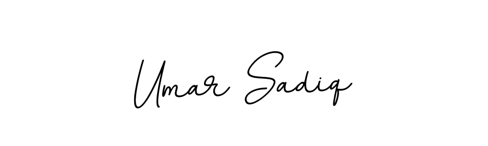 Create a beautiful signature design for name Umar Sadiq. With this signature (BallpointsItalic-DORy9) fonts, you can make a handwritten signature for free. Umar Sadiq signature style 11 images and pictures png