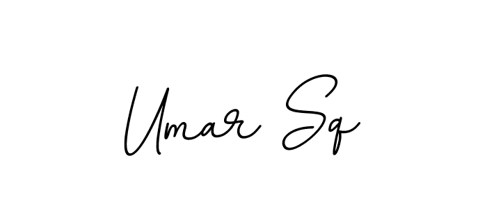 Use a signature maker to create a handwritten signature online. With this signature software, you can design (BallpointsItalic-DORy9) your own signature for name Umar Sq. Umar Sq signature style 11 images and pictures png