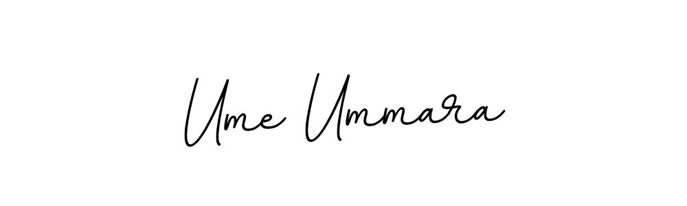 Make a beautiful signature design for name Ume Ummara. With this signature (BallpointsItalic-DORy9) style, you can create a handwritten signature for free. Ume Ummara signature style 11 images and pictures png