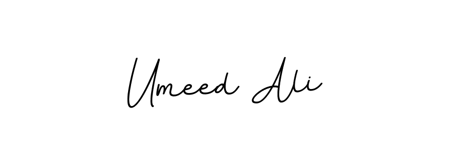 Use a signature maker to create a handwritten signature online. With this signature software, you can design (BallpointsItalic-DORy9) your own signature for name Umeed Ali. Umeed Ali signature style 11 images and pictures png