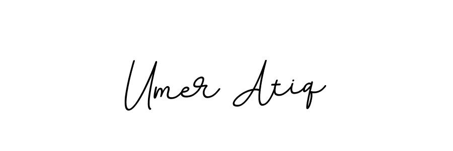 You should practise on your own different ways (BallpointsItalic-DORy9) to write your name (Umer Atiq) in signature. don't let someone else do it for you. Umer Atiq signature style 11 images and pictures png