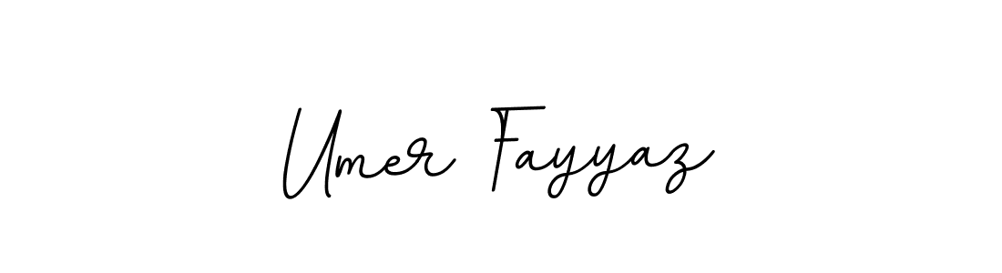 This is the best signature style for the Umer Fayyaz name. Also you like these signature font (BallpointsItalic-DORy9). Mix name signature. Umer Fayyaz signature style 11 images and pictures png