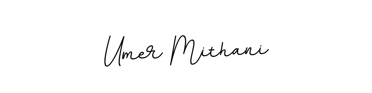 Design your own signature with our free online signature maker. With this signature software, you can create a handwritten (BallpointsItalic-DORy9) signature for name Umer Mithani. Umer Mithani signature style 11 images and pictures png