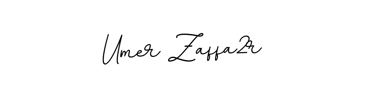 How to make Umer Zaffa2r name signature. Use BallpointsItalic-DORy9 style for creating short signs online. This is the latest handwritten sign. Umer Zaffa2r signature style 11 images and pictures png