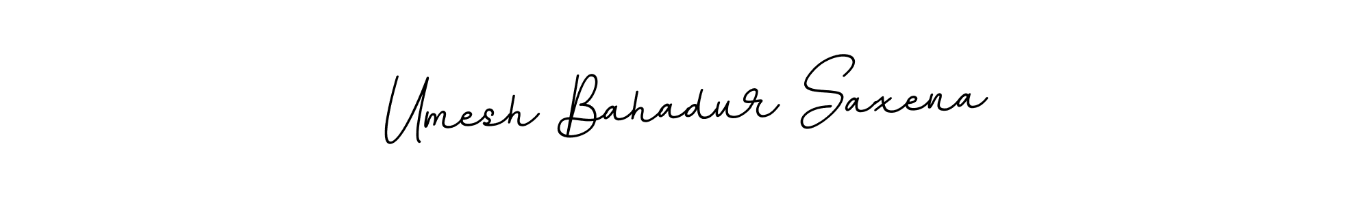 BallpointsItalic-DORy9 is a professional signature style that is perfect for those who want to add a touch of class to their signature. It is also a great choice for those who want to make their signature more unique. Get Umesh Bahadur Saxena name to fancy signature for free. Umesh Bahadur Saxena signature style 11 images and pictures png