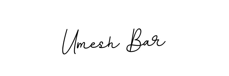 Umesh Bar stylish signature style. Best Handwritten Sign (BallpointsItalic-DORy9) for my name. Handwritten Signature Collection Ideas for my name Umesh Bar. Umesh Bar signature style 11 images and pictures png