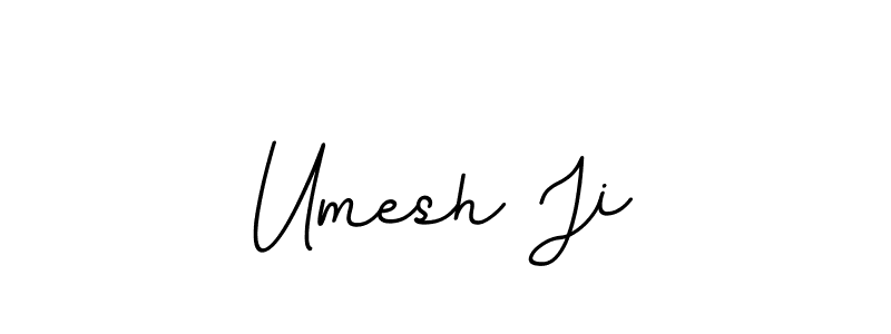 Umesh Ji stylish signature style. Best Handwritten Sign (BallpointsItalic-DORy9) for my name. Handwritten Signature Collection Ideas for my name Umesh Ji. Umesh Ji signature style 11 images and pictures png