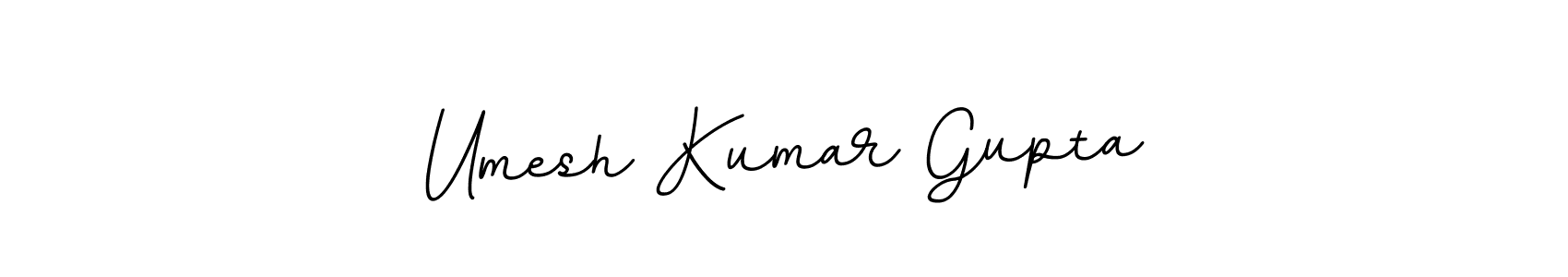 Create a beautiful signature design for name Umesh Kumar Gupta. With this signature (BallpointsItalic-DORy9) fonts, you can make a handwritten signature for free. Umesh Kumar Gupta signature style 11 images and pictures png