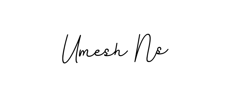 Use a signature maker to create a handwritten signature online. With this signature software, you can design (BallpointsItalic-DORy9) your own signature for name Umesh Ns. Umesh Ns signature style 11 images and pictures png