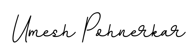 The BallpointsItalic-DORy9 font gives name Umesh Pohnerkar a signature that looks effortless yet distinguished. Download high-res PNG instantly. Umesh Pohnerkar signature style 11 images and pictures png