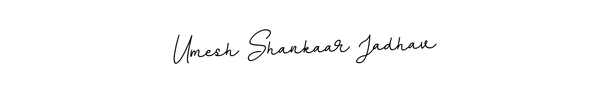 This is the best signature style for the Umesh Shankaar Jadhav name. Also you like these signature font (BallpointsItalic-DORy9). Mix name signature. Umesh Shankaar Jadhav signature style 11 images and pictures png