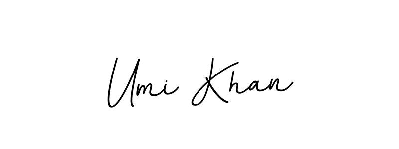 Umi Khan stylish signature style. Best Handwritten Sign (BallpointsItalic-DORy9) for my name. Handwritten Signature Collection Ideas for my name Umi Khan. Umi Khan signature style 11 images and pictures png