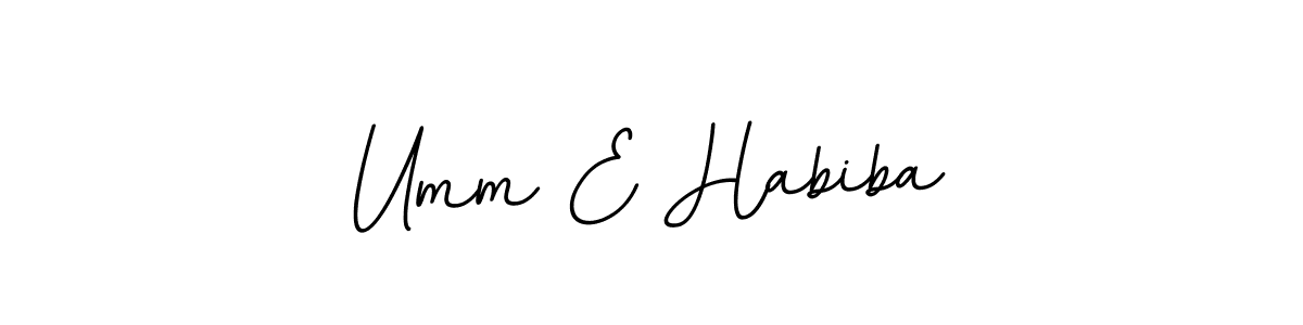 This is the best signature style for the Umm E Habiba name. Also you like these signature font (BallpointsItalic-DORy9). Mix name signature. Umm E Habiba signature style 11 images and pictures png