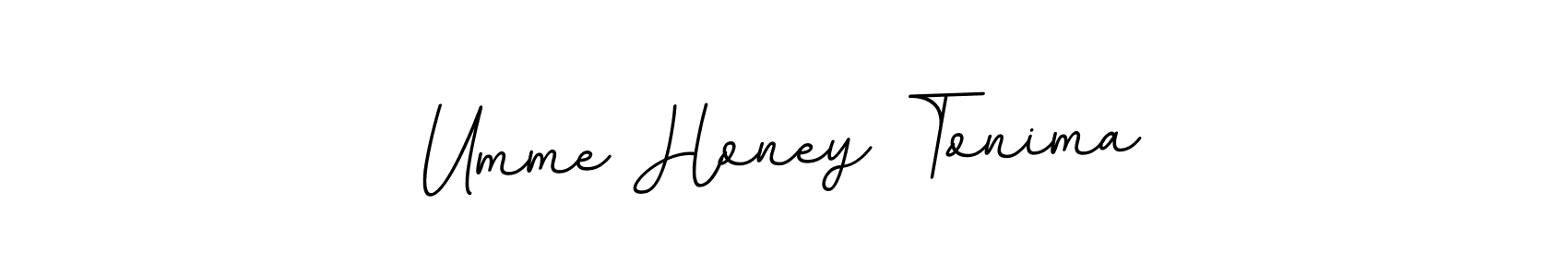 Make a beautiful signature design for name Umme Honey Tonima. With this signature (BallpointsItalic-DORy9) style, you can create a handwritten signature for free. Umme Honey Tonima signature style 11 images and pictures png