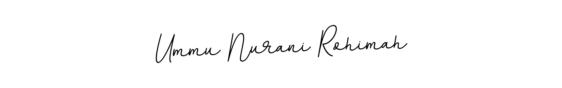 Similarly BallpointsItalic-DORy9 is the best handwritten signature design. Signature creator online .You can use it as an online autograph creator for name Ummu Nurani Rohimah. Ummu Nurani Rohimah signature style 11 images and pictures png