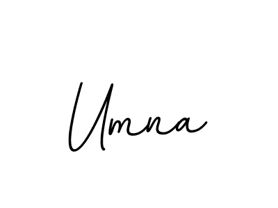 Design your own signature with our free online signature maker. With this signature software, you can create a handwritten (BallpointsItalic-DORy9) signature for name Umna. Umna signature style 11 images and pictures png