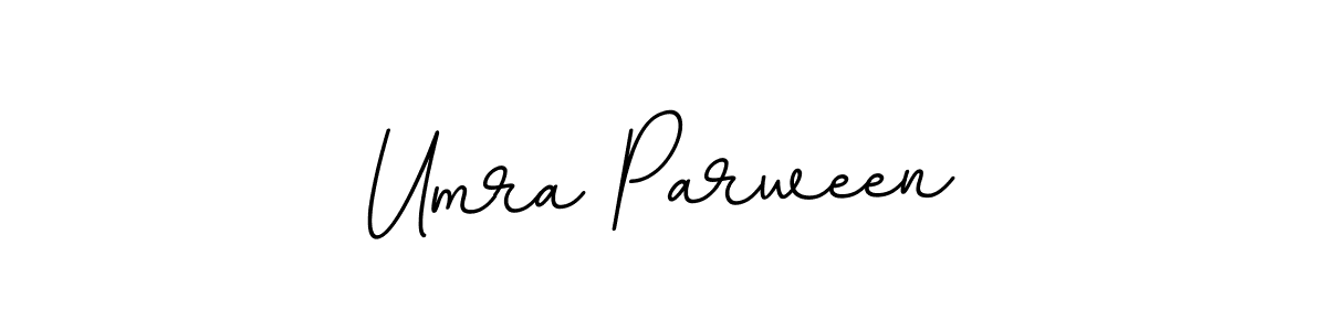 Make a beautiful signature design for name Umra Parween. With this signature (BallpointsItalic-DORy9) style, you can create a handwritten signature for free. Umra Parween signature style 11 images and pictures png