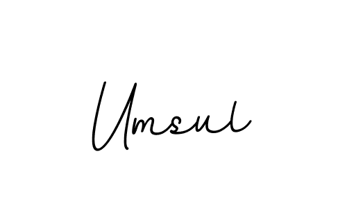 Create a beautiful signature design for name Umsul. With this signature (BallpointsItalic-DORy9) fonts, you can make a handwritten signature for free. Umsul signature style 11 images and pictures png