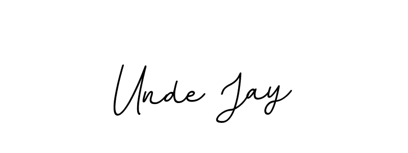 Also You can easily find your signature by using the search form. We will create Unde Jay name handwritten signature images for you free of cost using BallpointsItalic-DORy9 sign style. Unde Jay signature style 11 images and pictures png