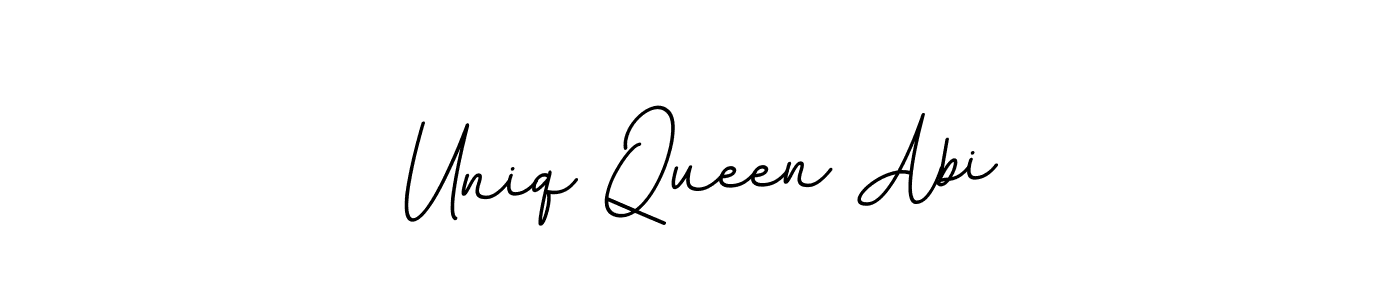 This is the best signature style for the Uniq Queen Abi name. Also you like these signature font (BallpointsItalic-DORy9). Mix name signature. Uniq Queen Abi signature style 11 images and pictures png