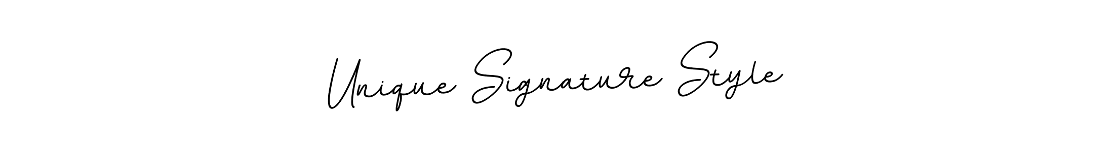 Create a beautiful signature design for name Unique Signature Style. With this signature (BallpointsItalic-DORy9) fonts, you can make a handwritten signature for free. Unique Signature Style signature style 11 images and pictures png
