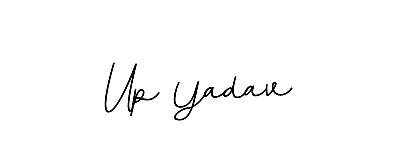 Make a beautiful signature design for name Up Yadav. With this signature (BallpointsItalic-DORy9) style, you can create a handwritten signature for free. Up Yadav signature style 11 images and pictures png