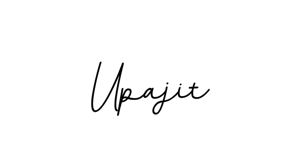 How to make Upajit name signature. Use BallpointsItalic-DORy9 style for creating short signs online. This is the latest handwritten sign. Upajit signature style 11 images and pictures png