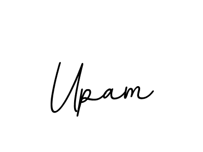 Upam stylish signature style. Best Handwritten Sign (BallpointsItalic-DORy9) for my name. Handwritten Signature Collection Ideas for my name Upam. Upam signature style 11 images and pictures png