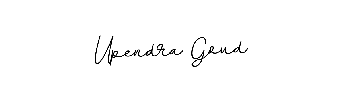 How to make Upendra Goud name signature. Use BallpointsItalic-DORy9 style for creating short signs online. This is the latest handwritten sign. Upendra Goud signature style 11 images and pictures png