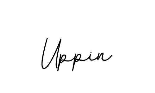 Use a signature maker to create a handwritten signature online. With this signature software, you can design (BallpointsItalic-DORy9) your own signature for name Uppin. Uppin signature style 11 images and pictures png