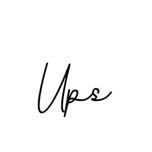 How to make Ups signature? BallpointsItalic-DORy9 is a professional autograph style. Create handwritten signature for Ups name. Ups signature style 11 images and pictures png