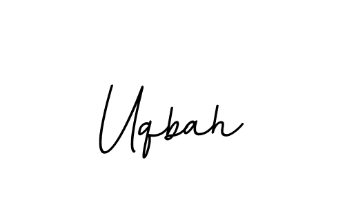 The best way (BallpointsItalic-DORy9) to make a short signature is to pick only two or three words in your name. The name Uqbah include a total of six letters. For converting this name. Uqbah signature style 11 images and pictures png