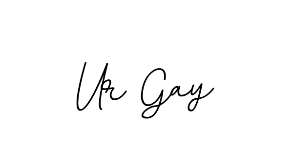 This is the best signature style for the Ur Gay name. Also you like these signature font (BallpointsItalic-DORy9). Mix name signature. Ur Gay signature style 11 images and pictures png