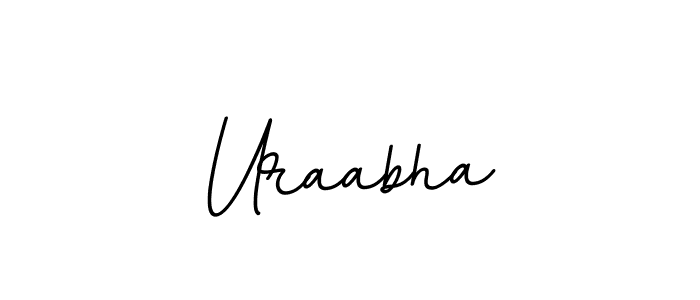 Also we have Uraabha name is the best signature style. Create professional handwritten signature collection using BallpointsItalic-DORy9 autograph style. Uraabha signature style 11 images and pictures png