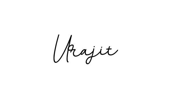 Make a beautiful signature design for name Urajit. With this signature (BallpointsItalic-DORy9) style, you can create a handwritten signature for free. Urajit signature style 11 images and pictures png