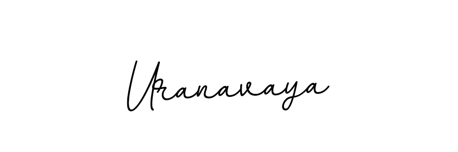 Design your own signature with our free online signature maker. With this signature software, you can create a handwritten (BallpointsItalic-DORy9) signature for name Uranavaya. Uranavaya signature style 11 images and pictures png